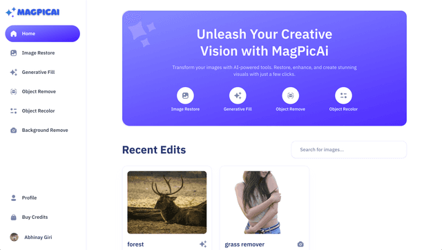 MagPicAi project screenshot